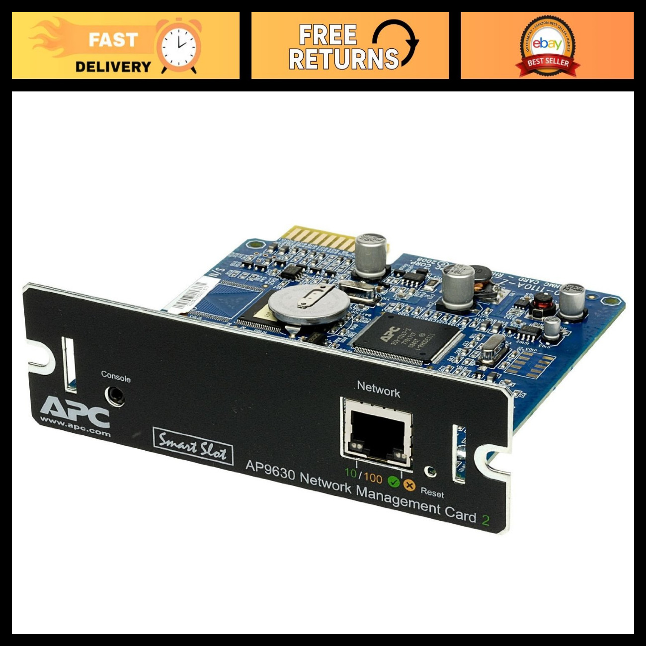 UPS Network Management Card 2 for Remote Monitoring & Control - Enhanced Perform