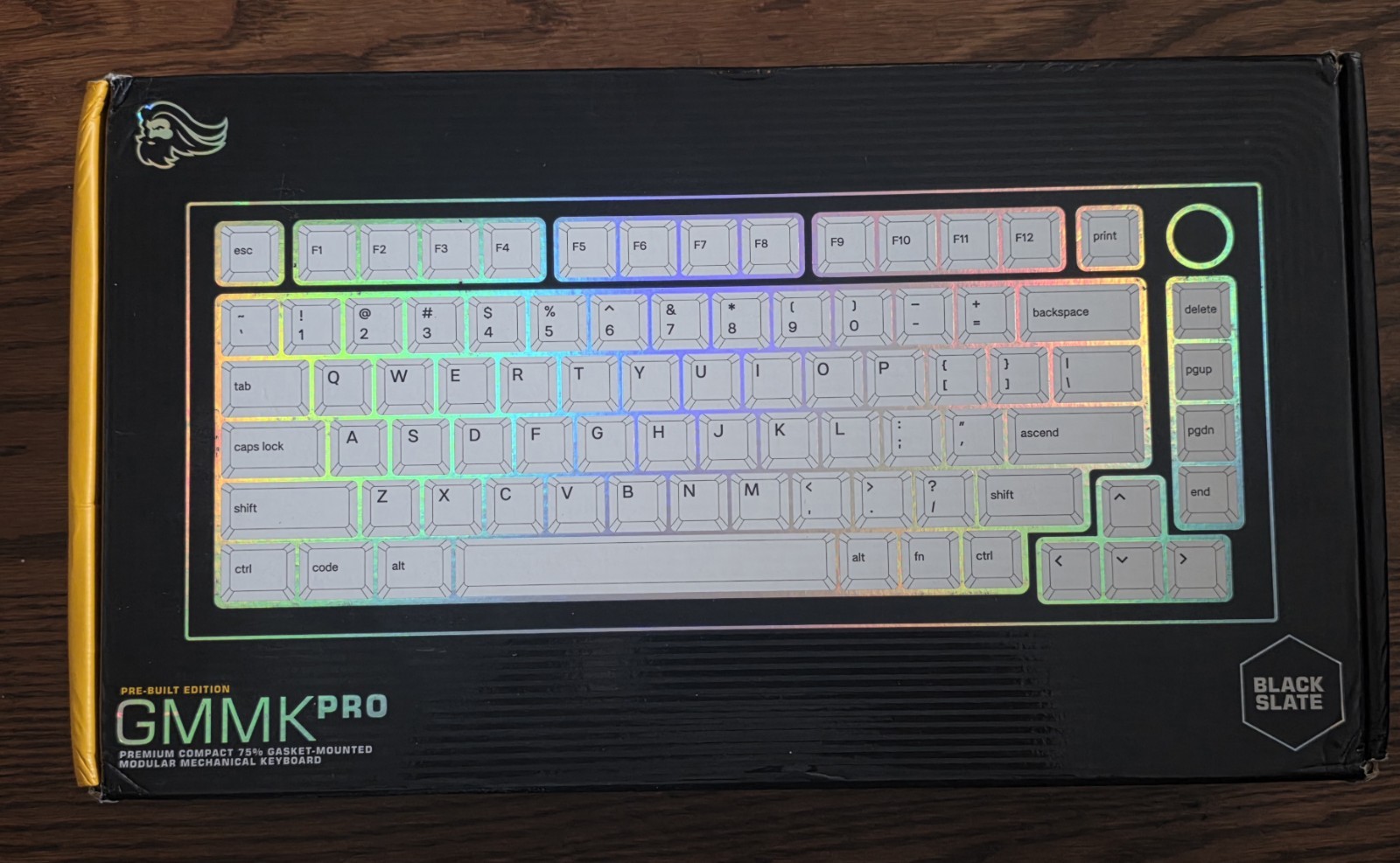 BRAND NEW GLORIOUS GMMK PRO PRE-BUILT EDITION 75% GASKET MOUNTED KEYBOARD