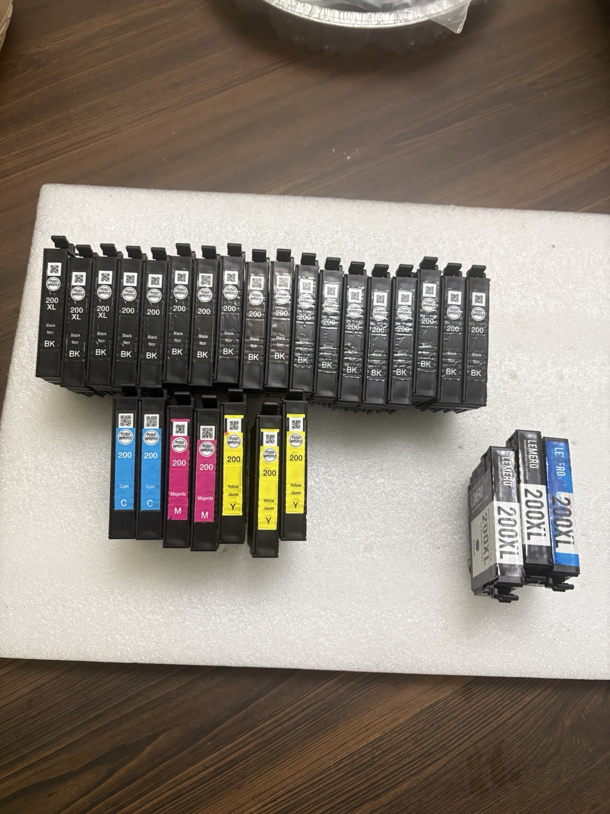 Epson 200 & 200XL Ink Cartridges Lot of 25+3 For PARTS ONLY - AS IS Empty Used.