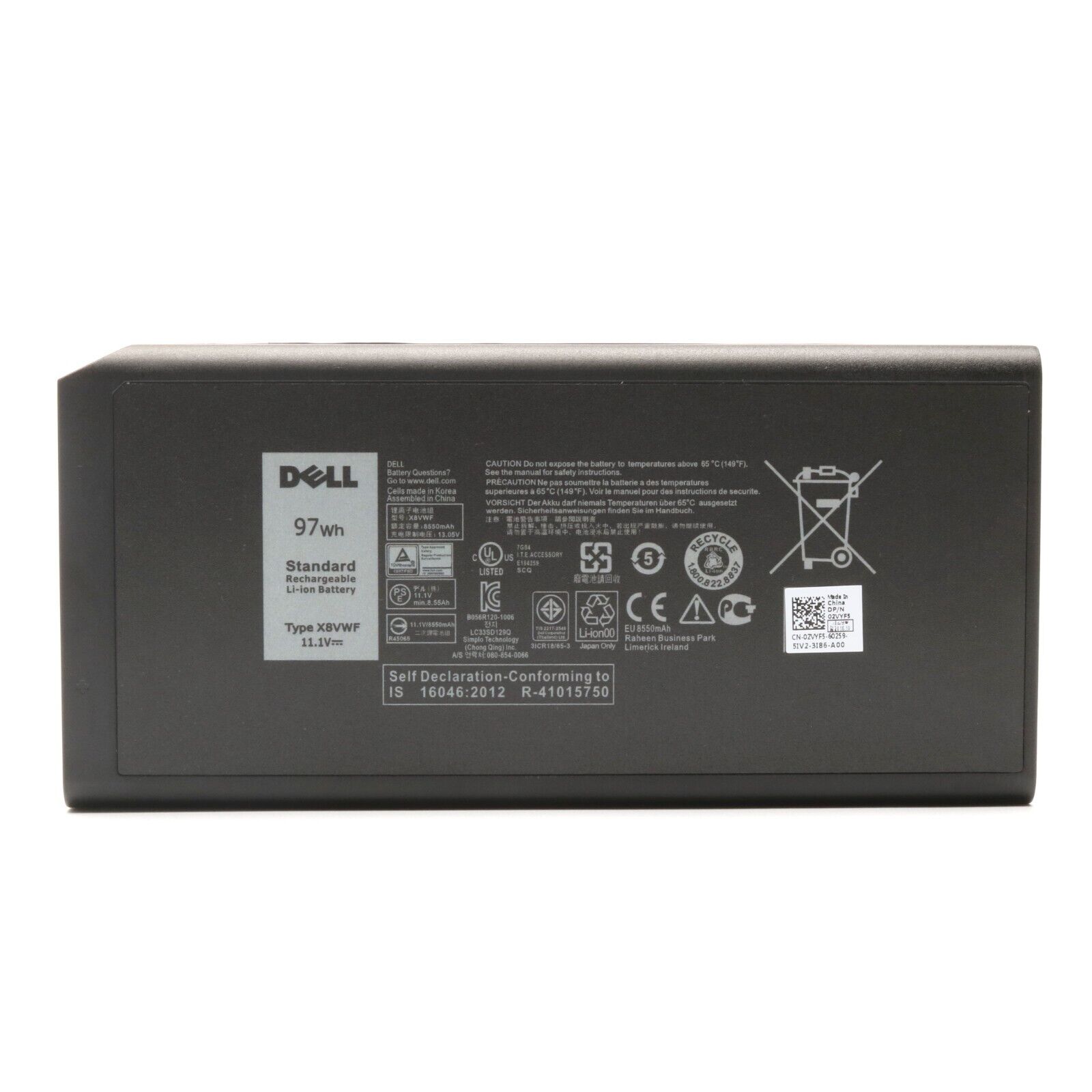 NEW Genuine X8VWF Battery For Dell Latitude 14 7404 4XKN5 CJ2K1 Series VCWGN