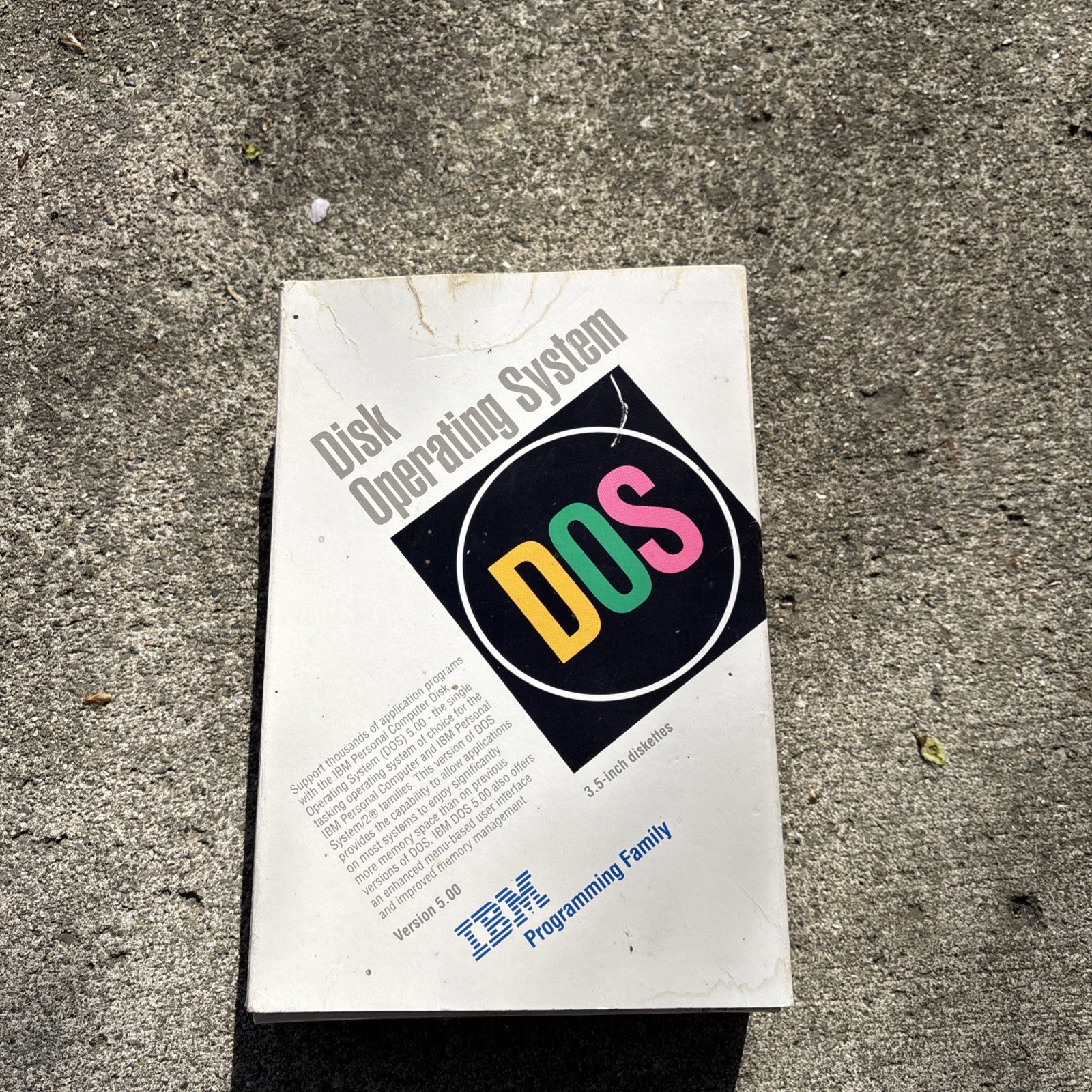 Microsoft MS DOS 5.0 IBM 3.5 inch Diskettes IBM and Compatibles 1992 NIB NOS