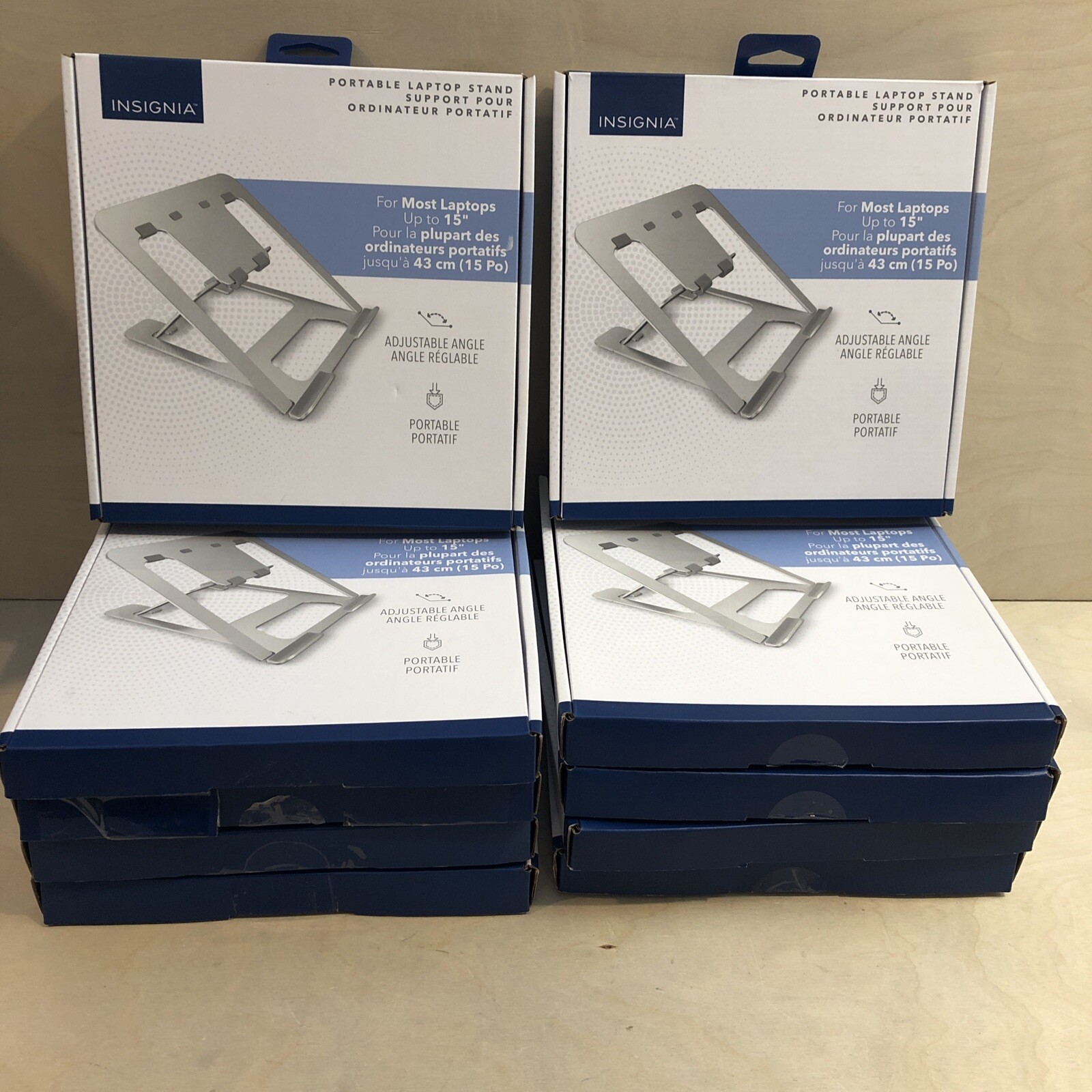 Lot 10X Insignia Portable Adjustable Laptop Stand - 13 15'' Macbook Pro Air / PC