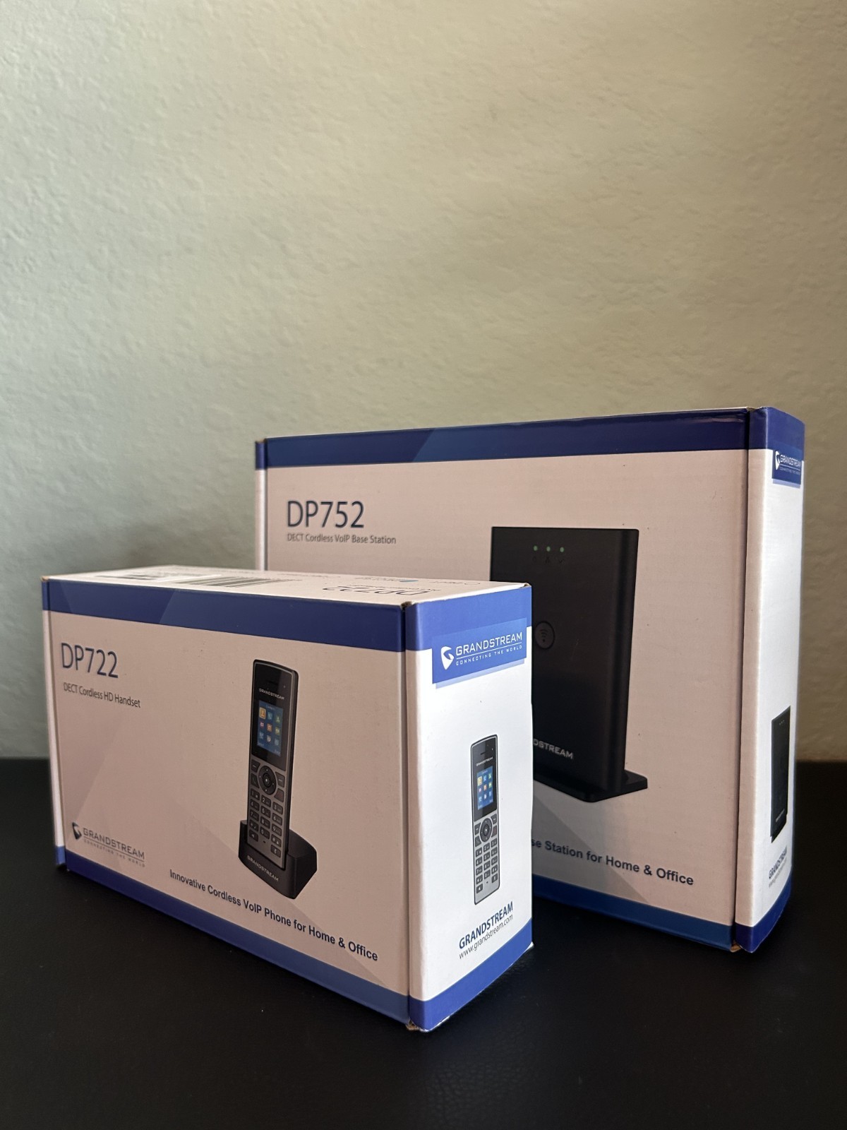 Grandstream DP752 + DP722 DECT VoIP Cordless Phone Base Station NEW Bundle