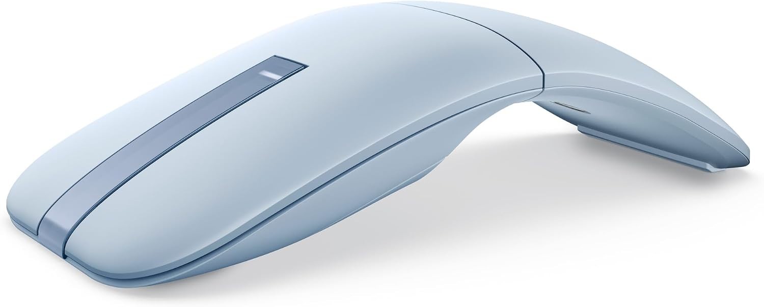 Dell MS700 Bluetooth Travel Mouse Twistable 4000 DPI Misty Blue 8G27M NIB Sealed