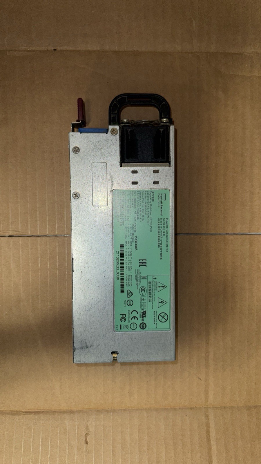 HP 1200W Power Supply HSTNS-PL30 643933-001 660185-001 643956-201 PS-2122-3C-LF