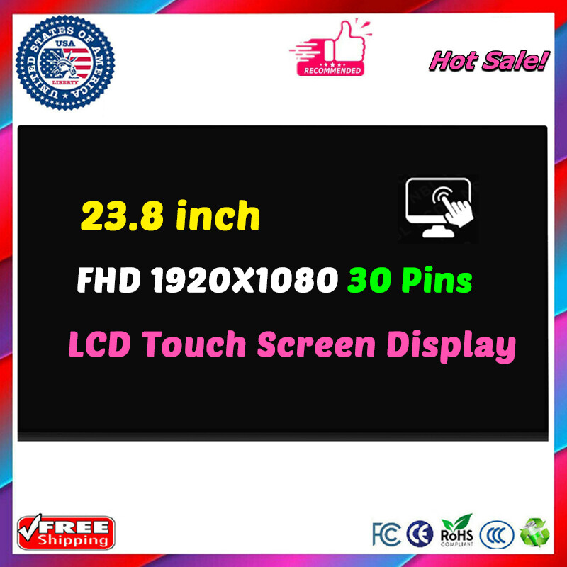 New N43488-001 For HP AIO 24-CR 23.8" LCD Touch Screen Replacement Display FHD