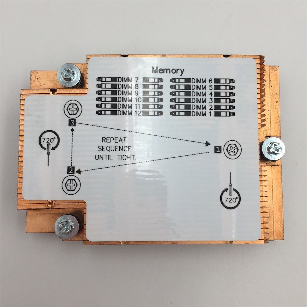 IBM CPU Heatsink for HS22 BladeCenter 49Y0659 46C7320 46C3545