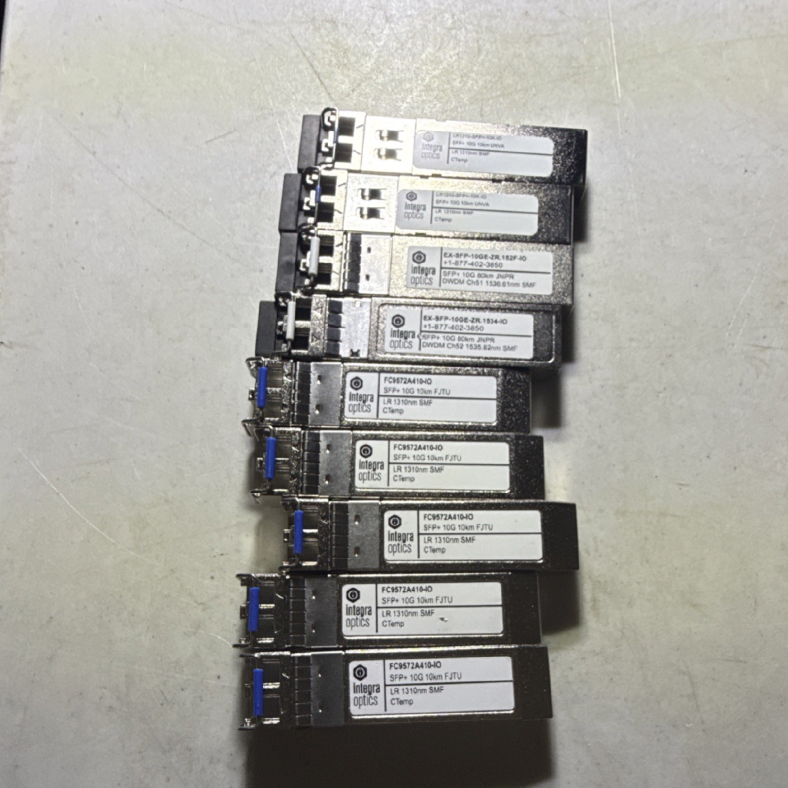 Integra Optics miscellaneous Transceivers lot of 9
