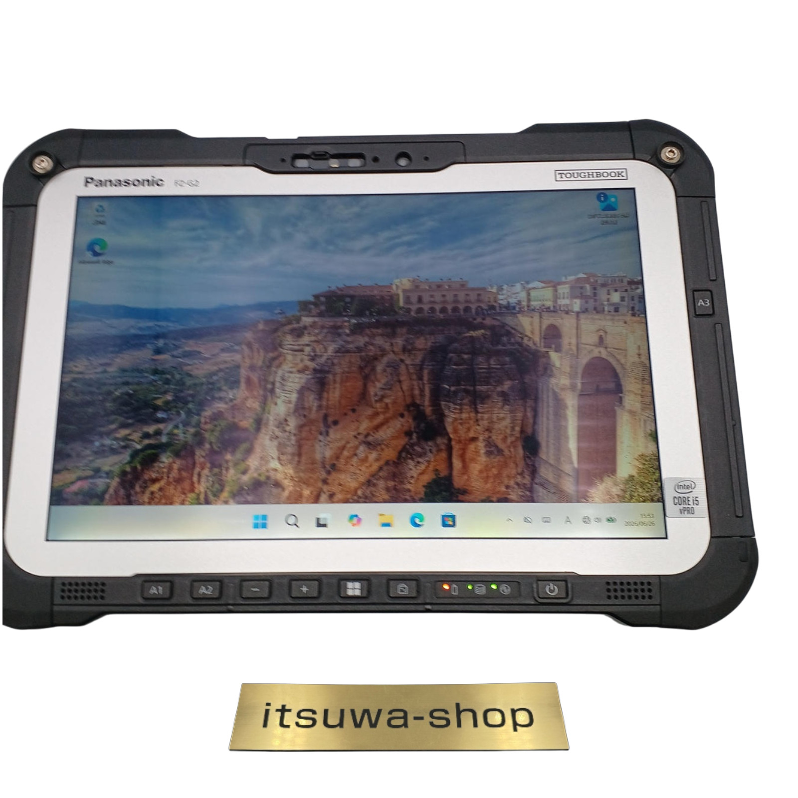 Panasonic FZ-G2ABHBEVJ 10.1 Windows 11 Pro Core i5 8GB 256GB Tablet OS: CPU:
