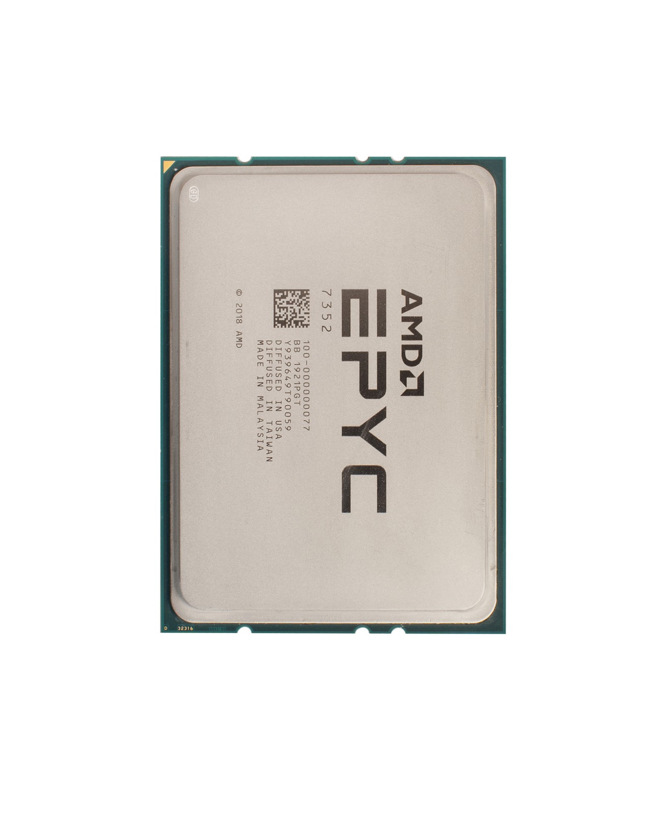 Processor AMD EPYC 7352 24-Core 2.3GHz 128MB 155W 100-000000077