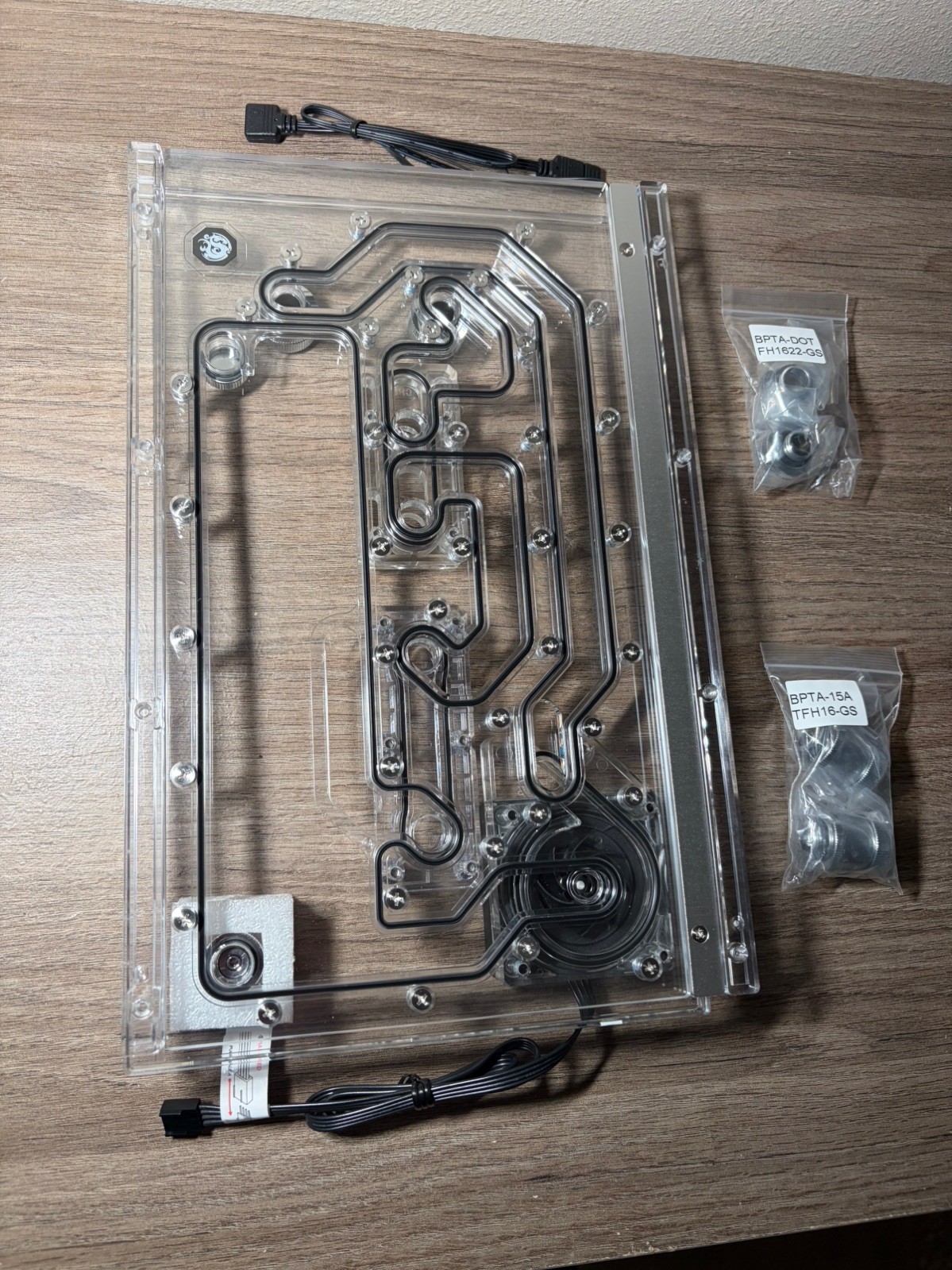 Bitspower SEDNA O11DS Reservoir for Lian Li O11 Dynamic Mini, Clear Plastic