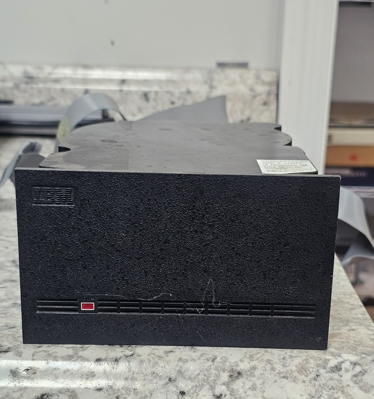 Rare Vintage Retro Computing Black IBM WD12 Hard Drive HDD From IBM 5150 wCables