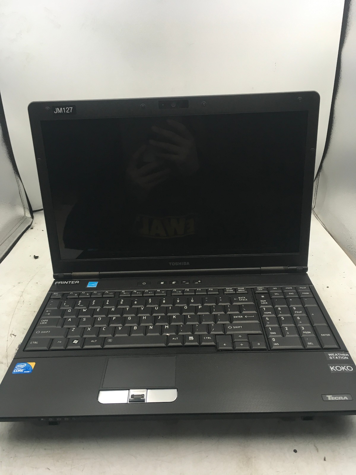 TOSHIBA TECRA A11-S3511 - FOR PARTS - INTEL CORE I3 - 4GB RAM - 15" - READ - BB