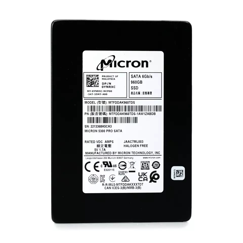 compatible Micron 5300Pro 960GB SATA 6Gb/s 2.5-inch Enterprise SSD MTFDDAK960TDS