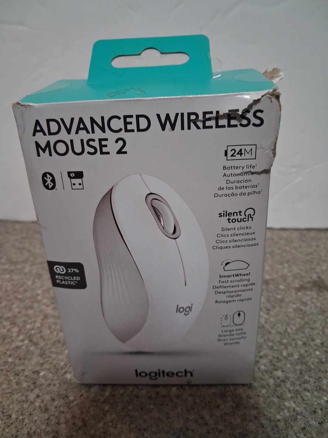 logitech Advanced Wireless Mouse 2 910-007640