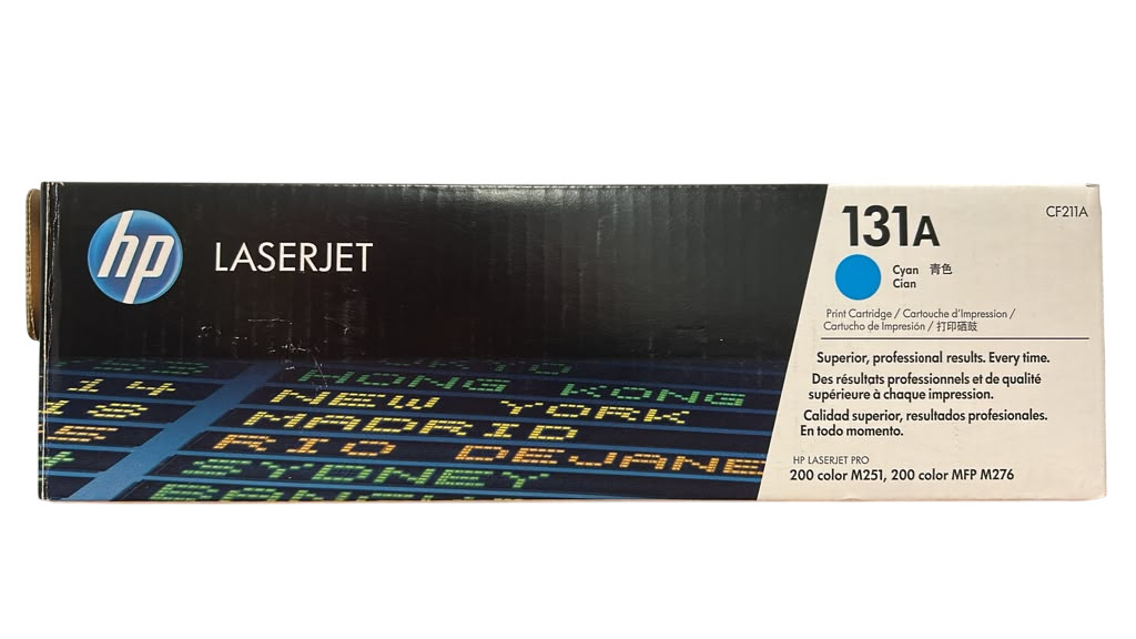 Original HP 131A Cyan Toner Cartridge CF211A New Open Box