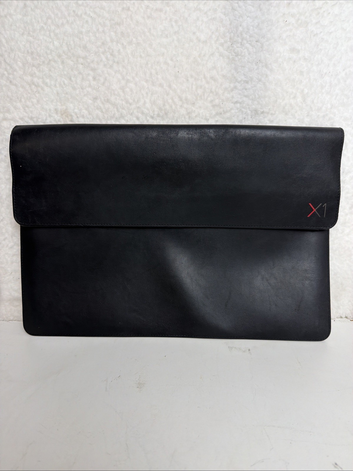 Black leather Lenovo Notebook Case 14" ThinkPad X1 Carbon/Yoga Sleeve VERY GOOD