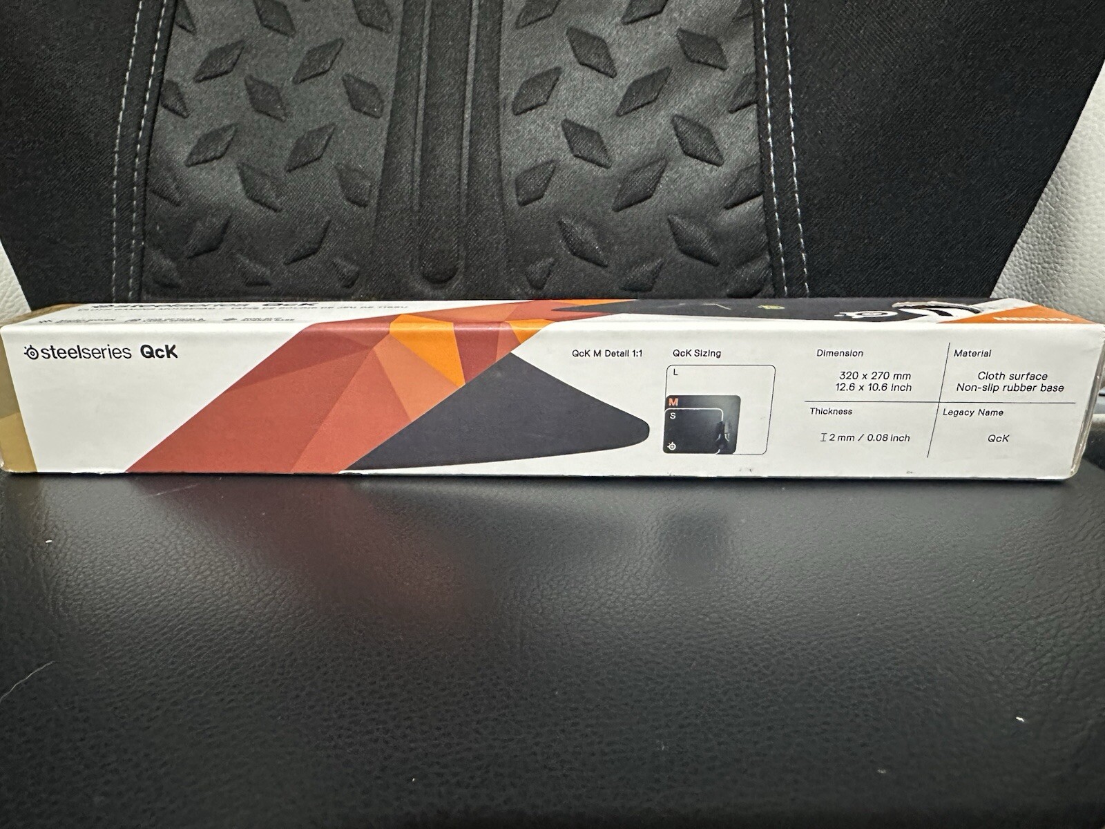 SteelSeries QcK Edge Cloth Gaming Computer Mouse Pad stitched edge Large