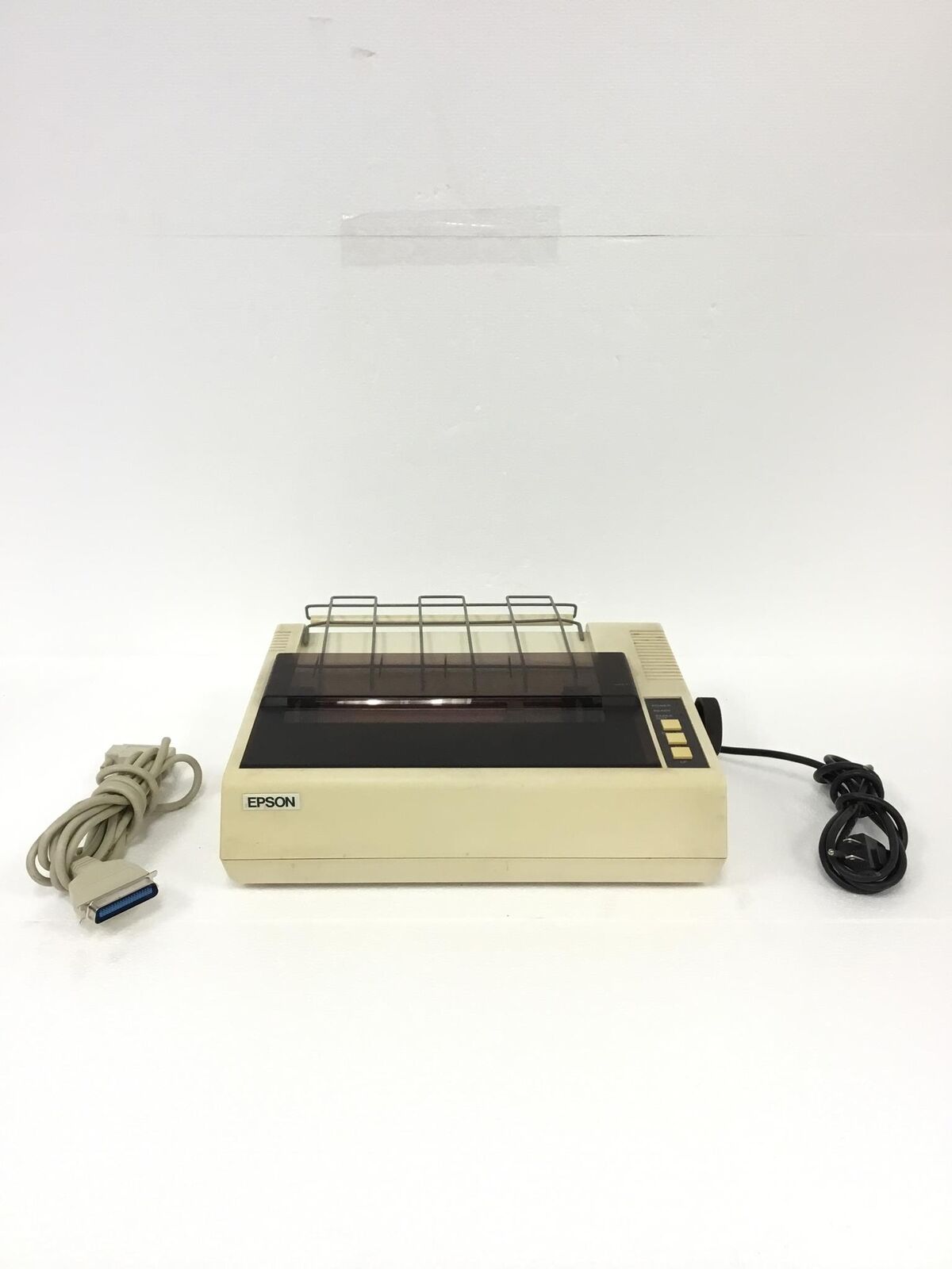 Vintage EPSON RX-80 - P80RA Dot Matrix Printer w/Ribbon WORKING,FREE SHIP