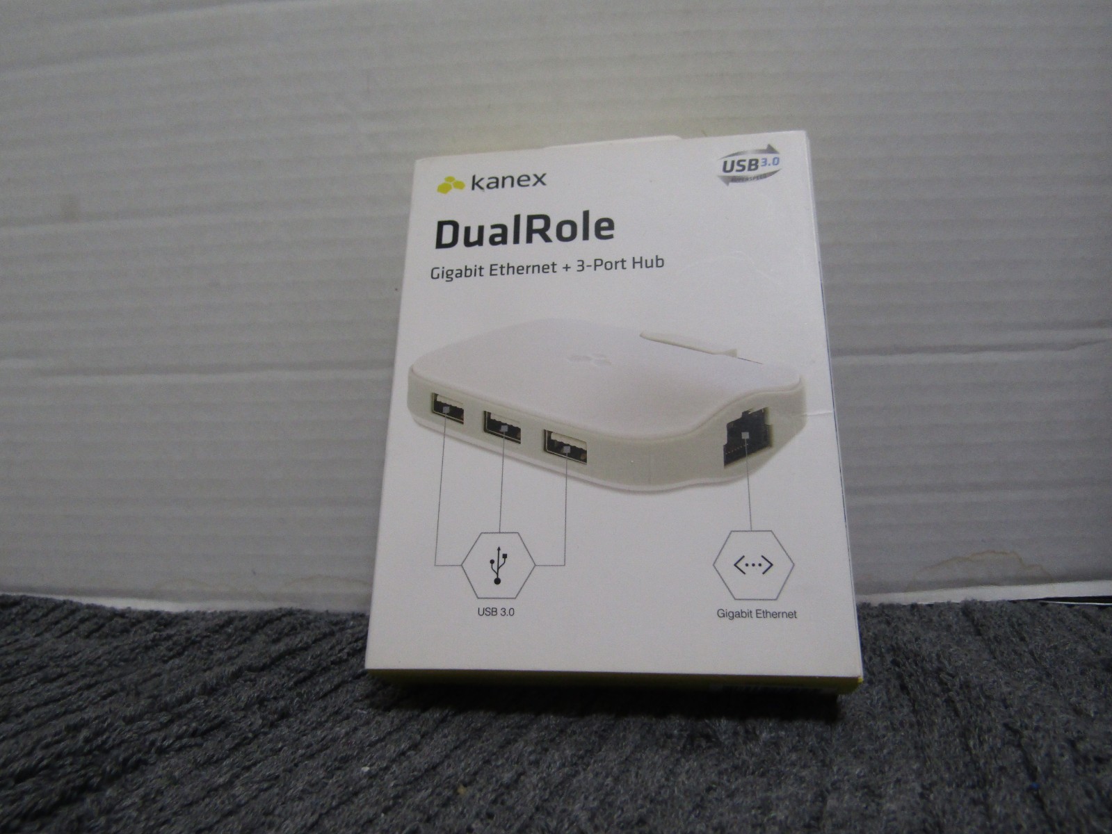 NEW Kanex USB 3 Port Hub with Gigabit Ethernet Port macbook adapter usb3gbit3x 