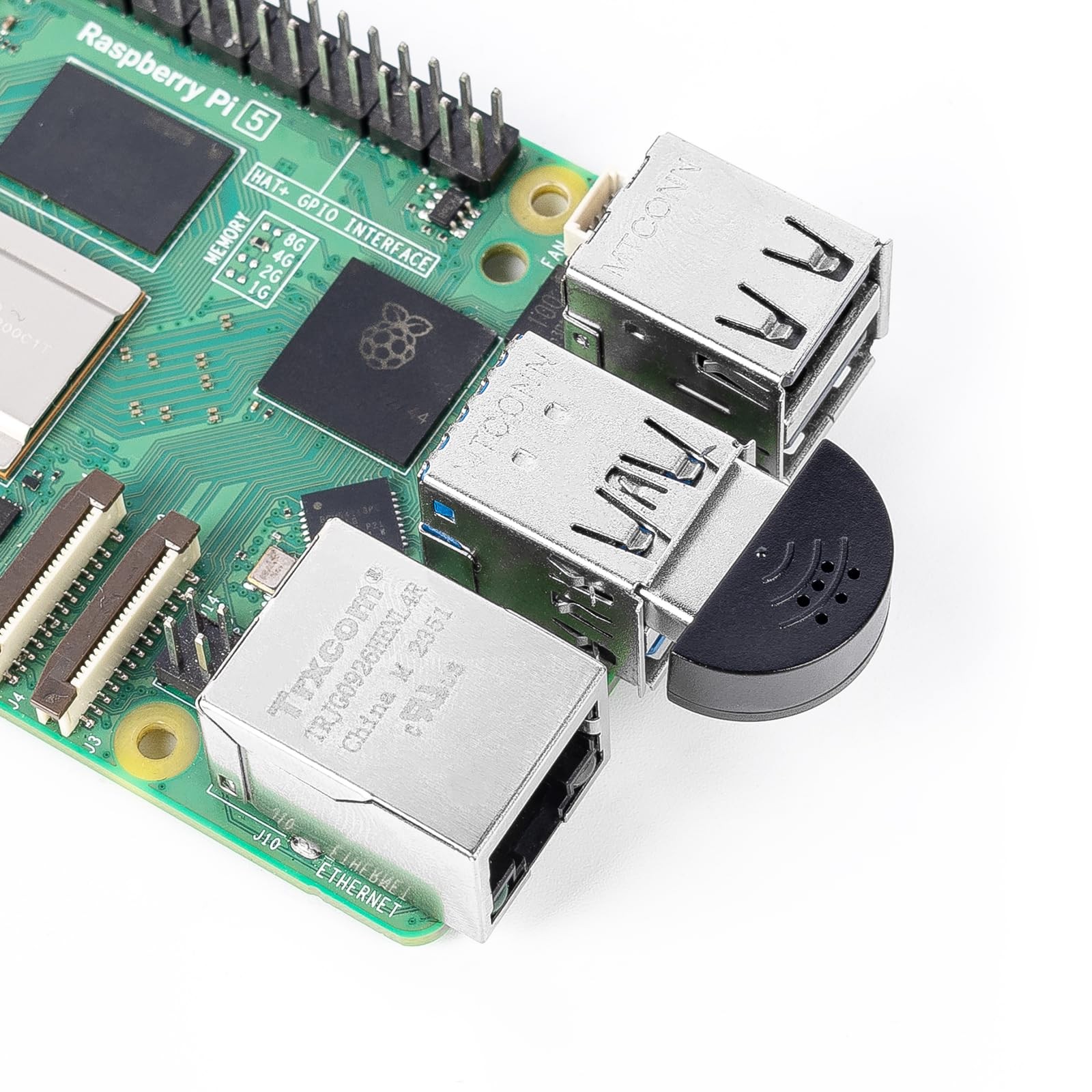 USB 2.0 Mini Microphone for Raspberry Pi 5/4B/3B+/3B, Pironman 5/Max/Mini/Max...