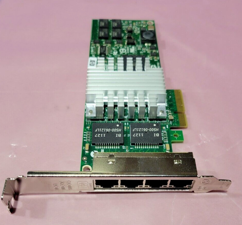 HP NC364T PCI-E Intel Quad Port Gigabit Network Card 436431-001