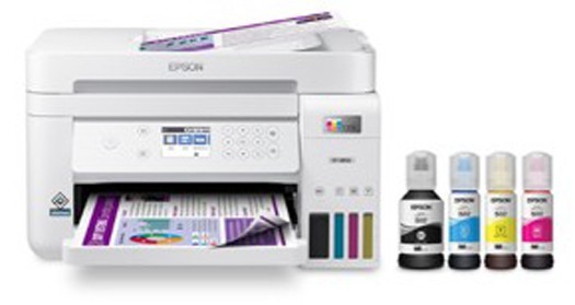 Epson EcoTank ET-3850 Wireless Multifunction Printer - White (Ink in tanks)
