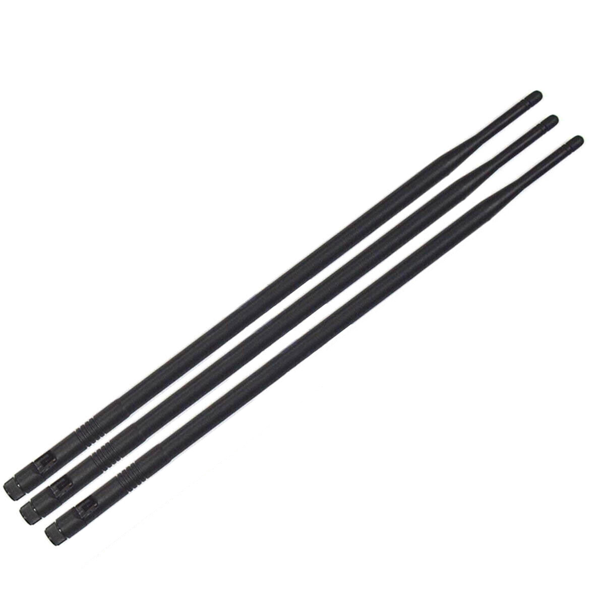 3 9dBi High Gain WiFi Antennas RP-SMA for Linksys Asus TP-Link D-Link Router