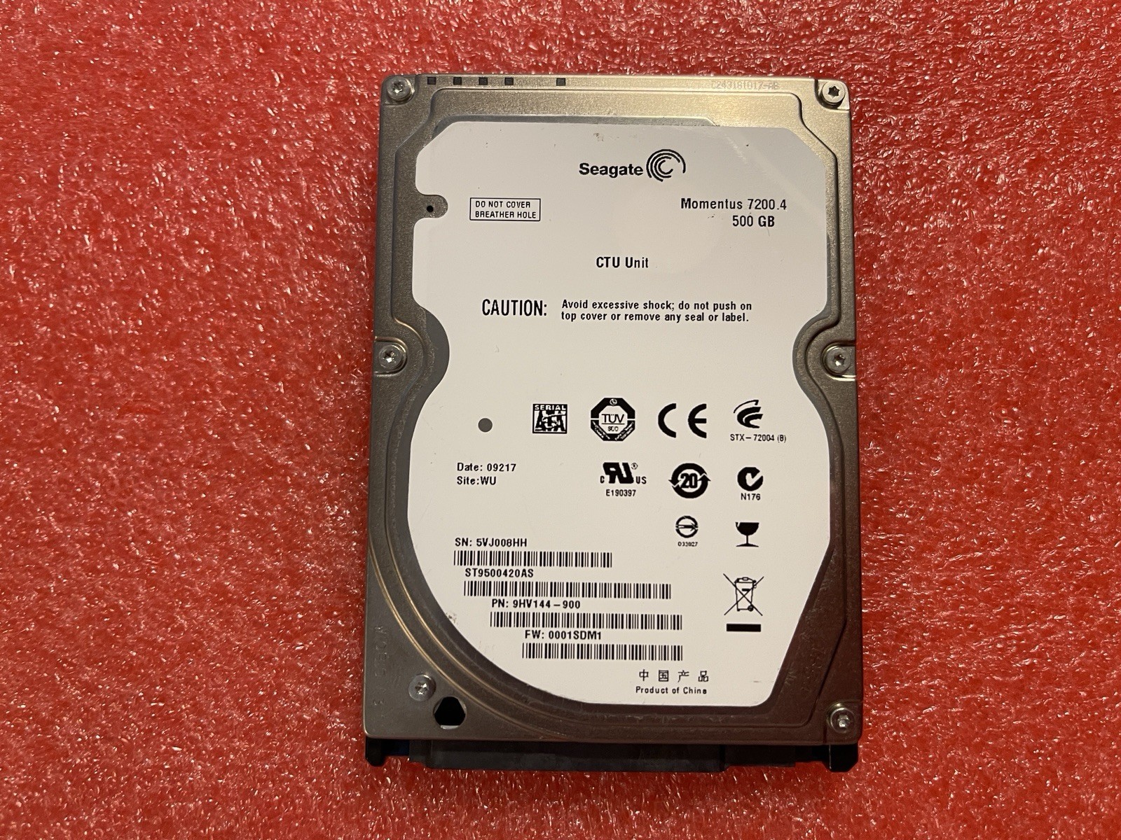 Seagate Momentus Thin 500 GB 2.5" SATA III Laptop Hard Drive SSD XBox One