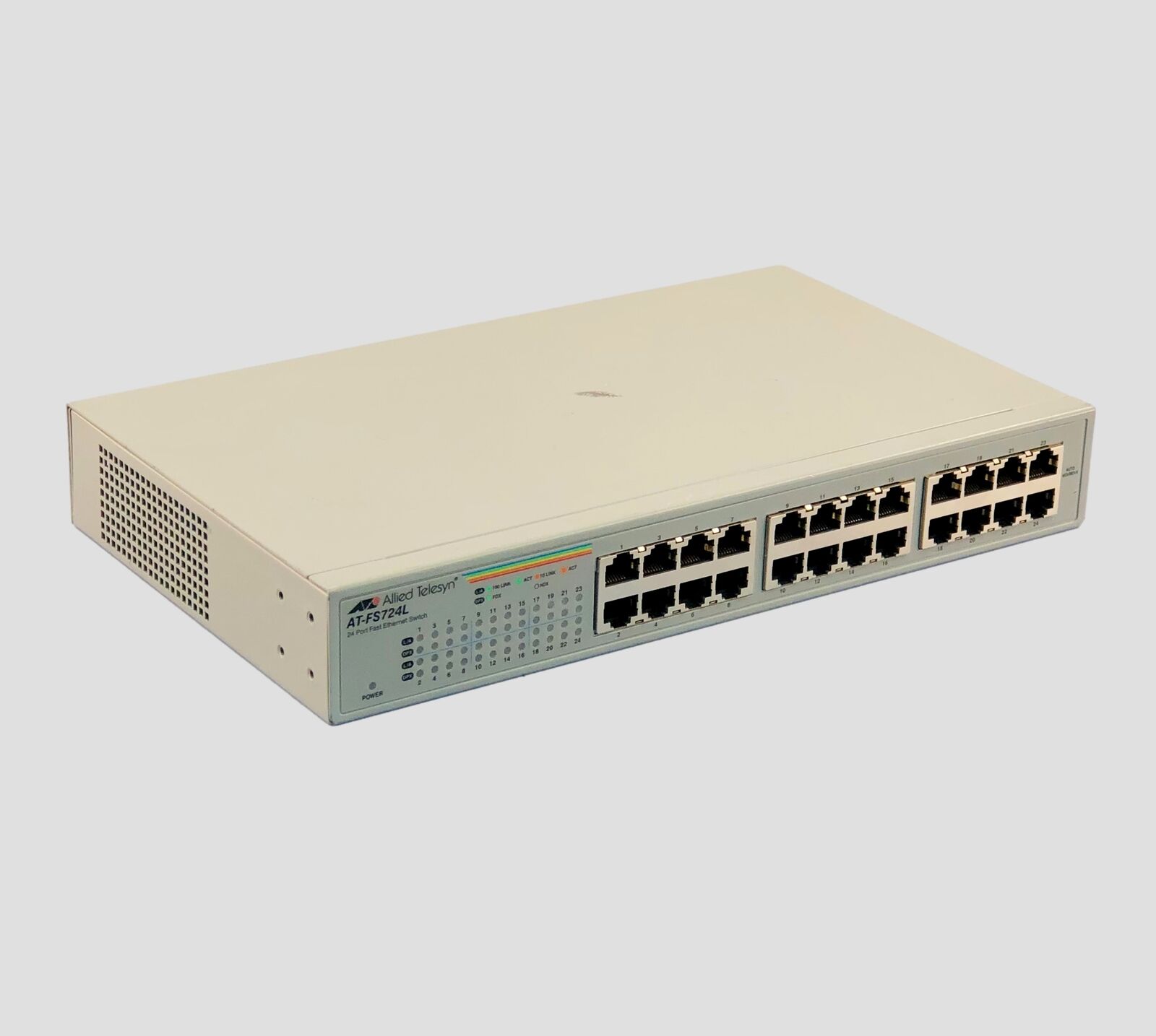 Allied Telesyn AT-FS724L Ethernet Switch 24 Port Unmanaged