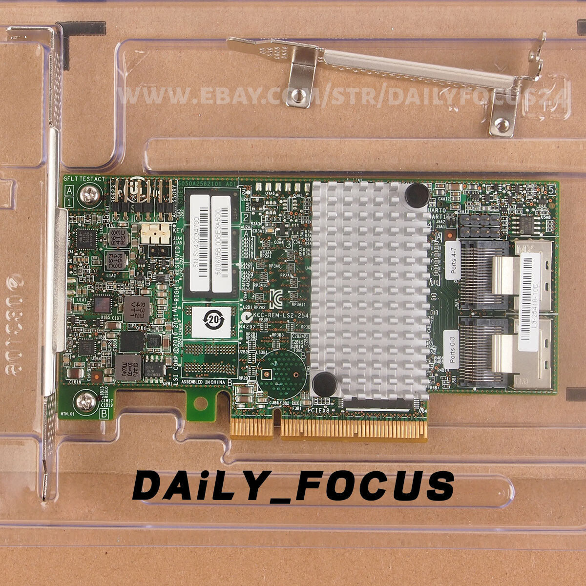 LSI 9272-8i (LSI 9207-8i) IT MODE HBA PCI-E 3.0 6Gb/s SAS2308 ZFS UNRAID FREENAS