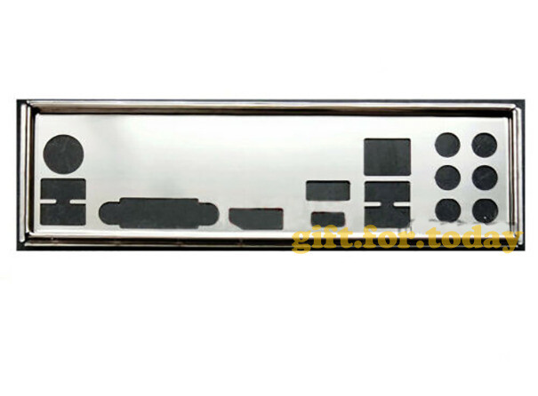 For MSI B360-A PRO & H370 GAMING PLUS Shield I/O IO Rear Backplate Motherboard