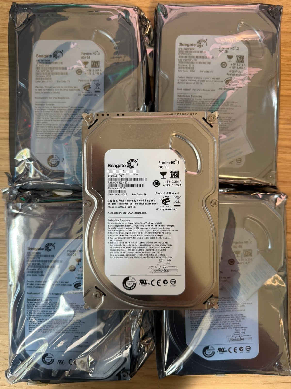 Seagate Pipeline HD.2 ST3500312CS 500GB 3.5" SATA HDD 5900RPM Tested - 24/7