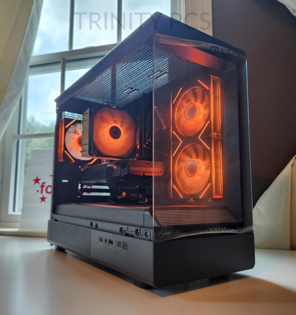 Intel i7 Liquid Cooled, RX 6600, 32GB RAM 1TB SSD RGB Gaming Computer Desktop PC