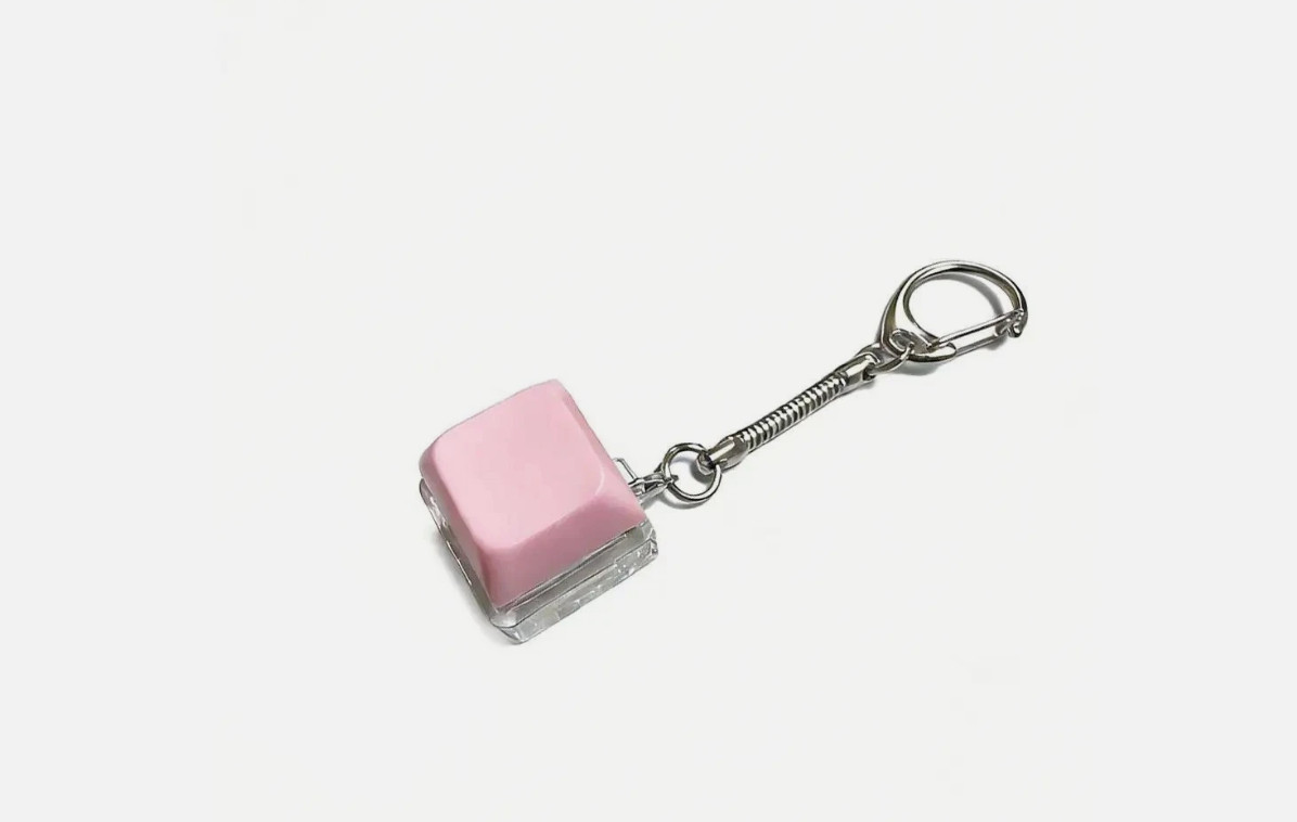 1/4/5/9 Button Keyboard Fidget Clicker Mechanical Keyboard Fidget Keychain