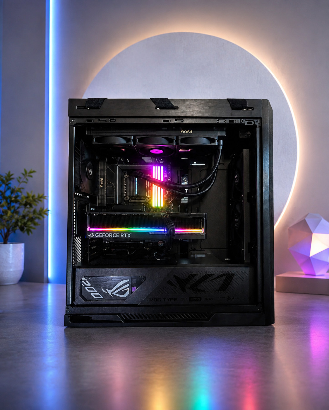 AMD Ryzen 9 9950X3D AI Workstation PC ASUS ROG RTX 5090 6TB SSD GEN5 256GB DDR5