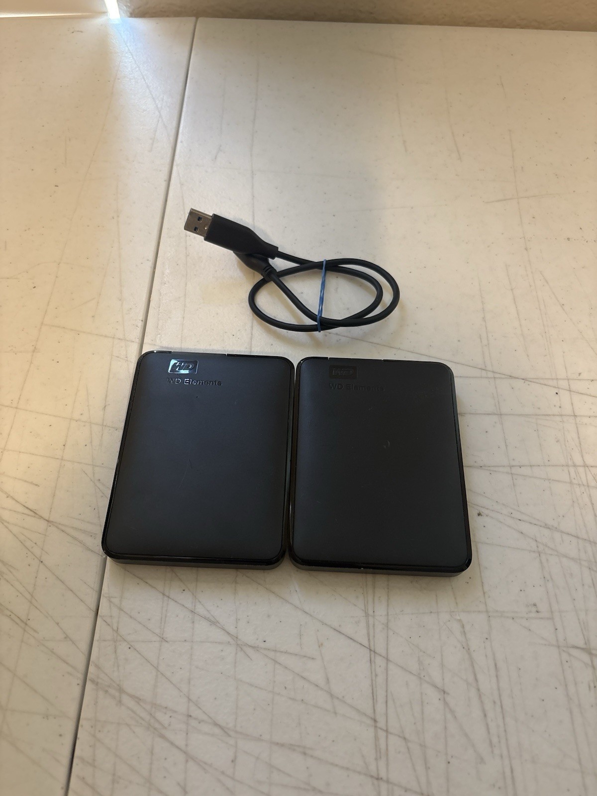 Pack Of (2) 2TB Hard Drive External Western Digital Passport Elements Black