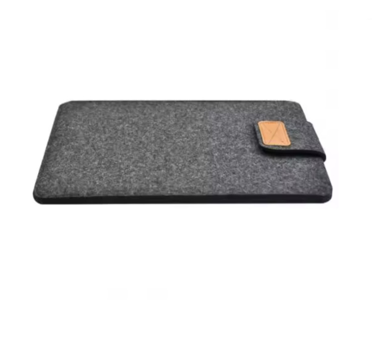1pc Felt Laptop Sleeve Slim Tablet Case Bag 11 13 15 Inch Solid Color - NEW