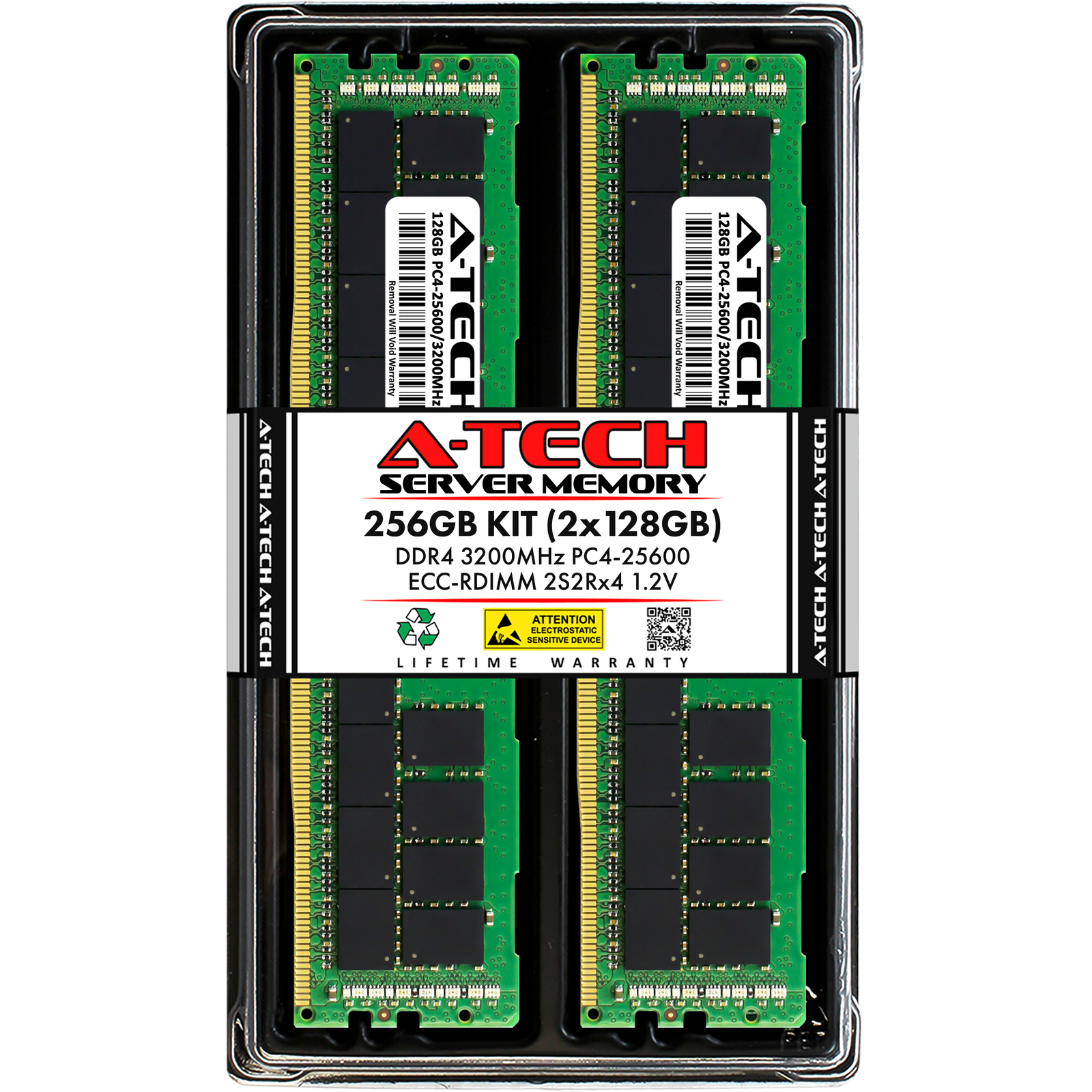 256GB 2x 128GB PC4-3200 RDIMM Lenovo ThinkStation P620 Memory RAM