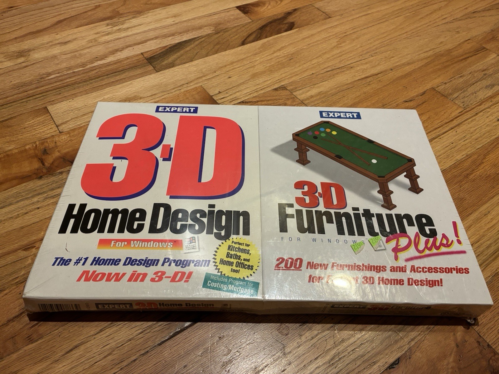 Vtg Expert Software 3D Furniture Plus PC CD-ROM for Windows +3D Home Design New
