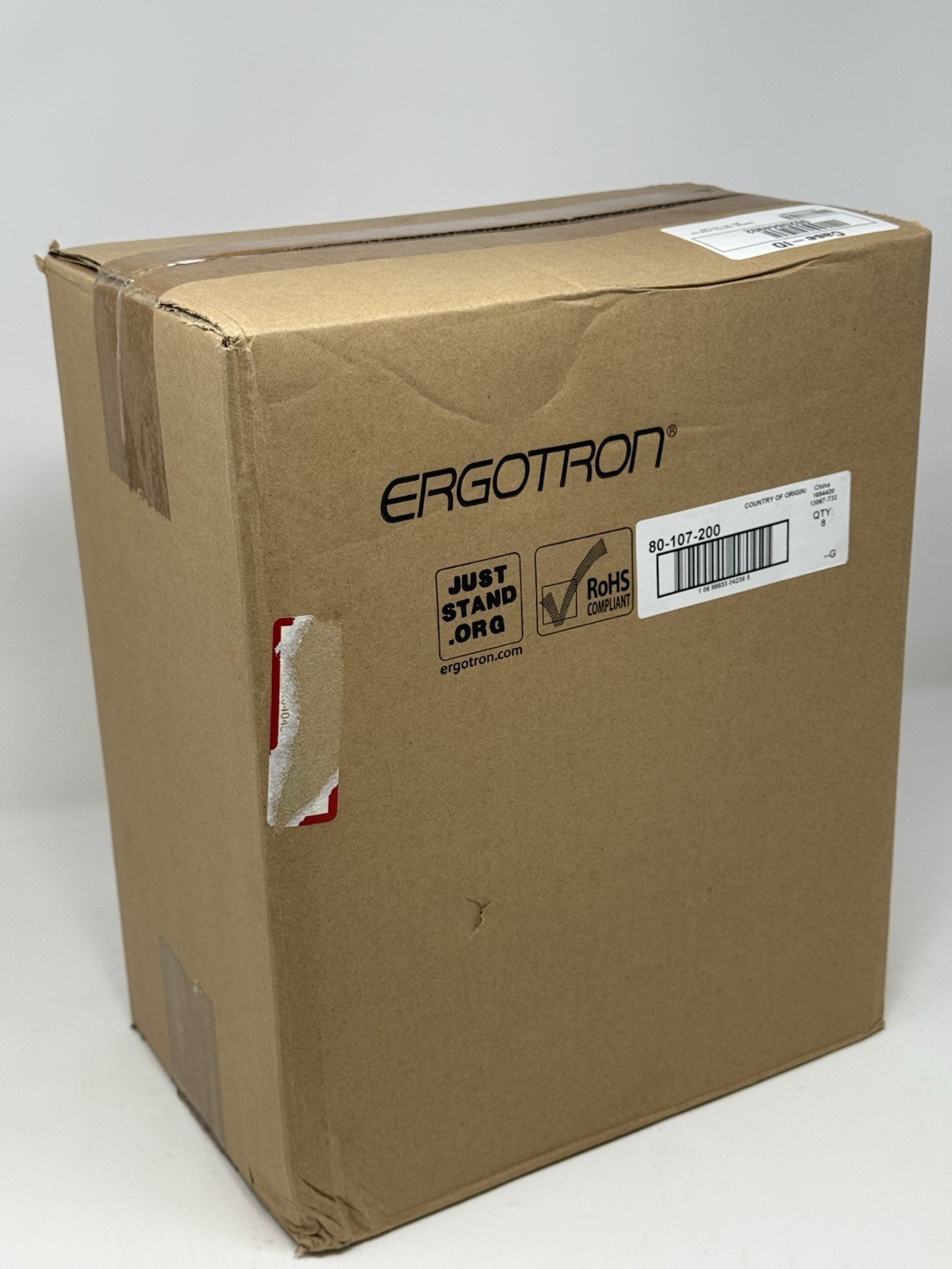 Ergotron 80-107-200 Thin Client Mini PC Mount – Black – Sealed Case of 8 – New