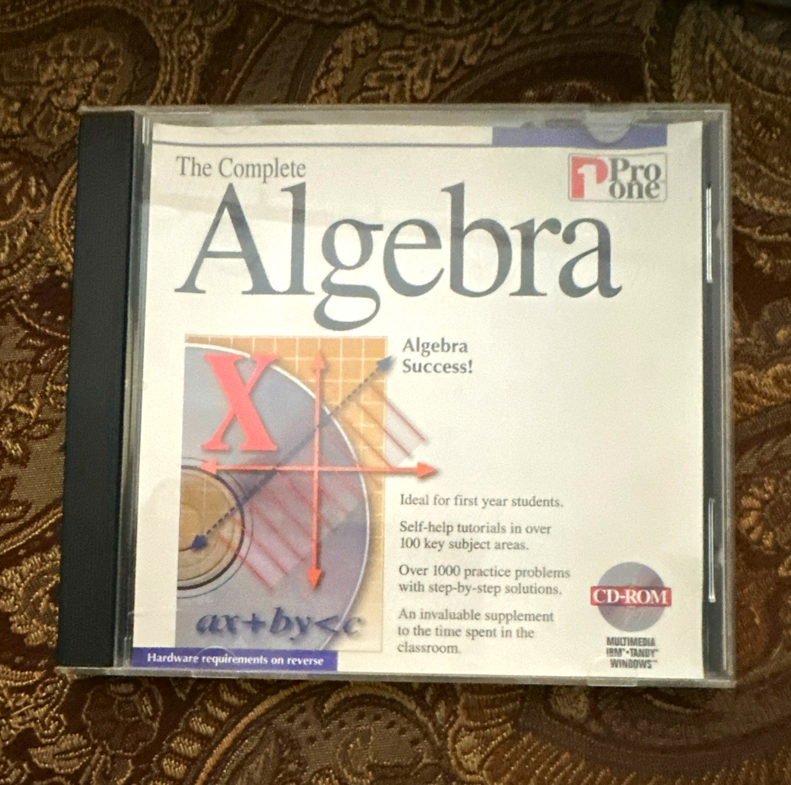 Pro One The Complete Algebra Mathematics CD-ROM for Windows (CD)
