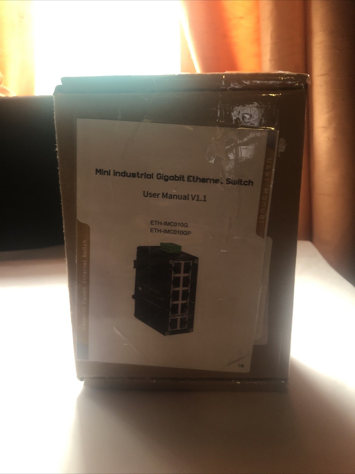 Mini Industrial 10 Ports Gigabit Ethernet Switch Hardened  ETH-ICMC010G- 10GP