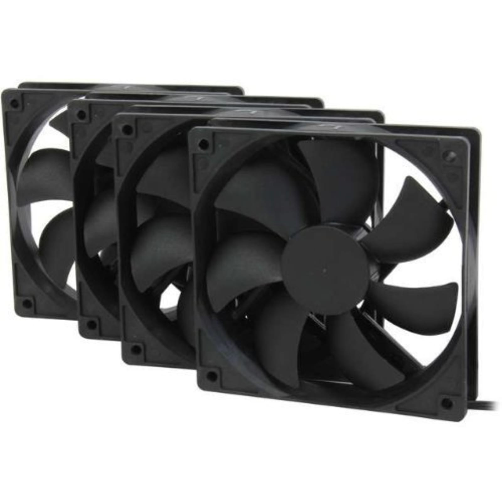 Rosewill 4 Pack 120mm Computer Case Fans Sleeve Bearing 12V 3/4 Pin ROCF-13001