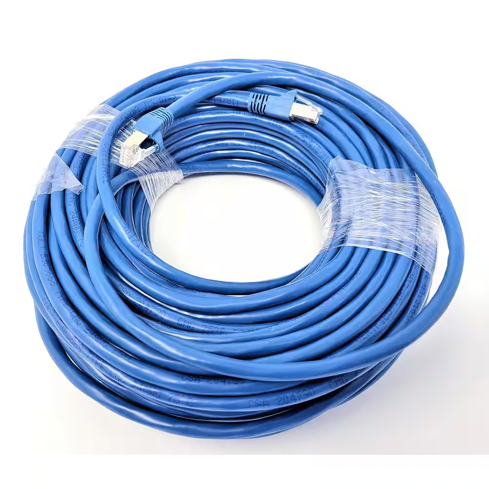 50 Ft. CAT 6 a 10G Shielded STP Patch Cable, Blue  New