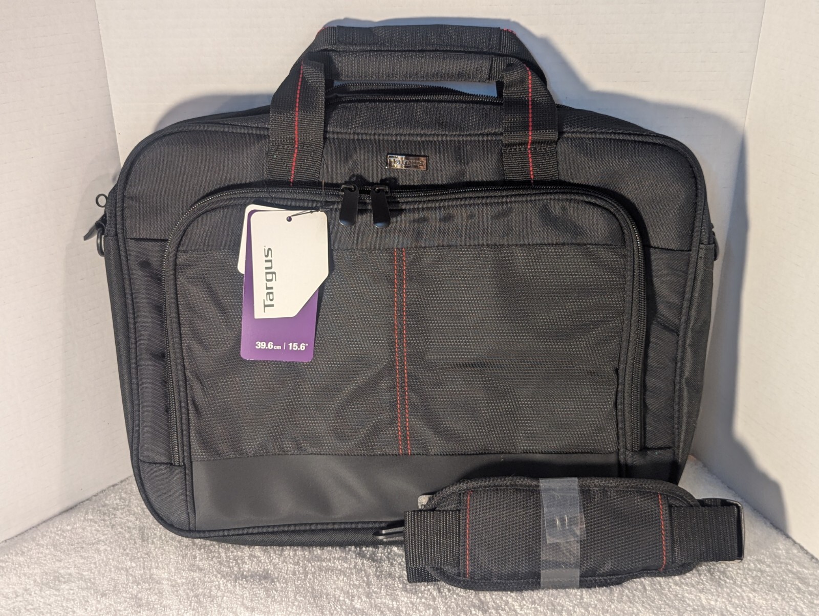 Targus TCT027US Laptop Computer Bag 15.6" Black Classic Slim Topload 
