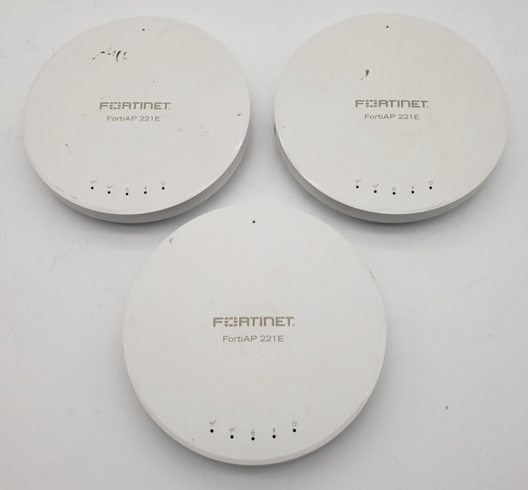 LOT OF 3 | Fortinet FortiAP 221E | Model FAP-221E+