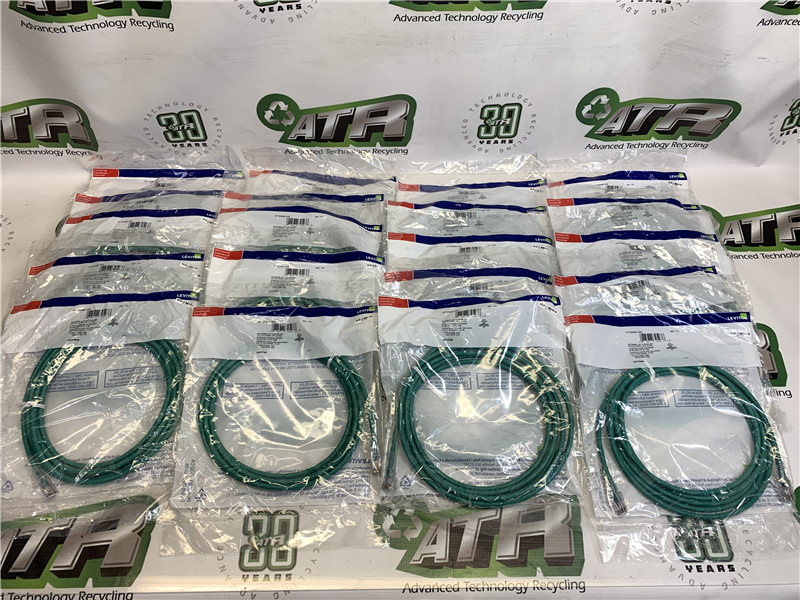 Leviton CAT 6D460-10G Patch Cord 10FT Green Extreme CAT6 Slimline Lot of 20