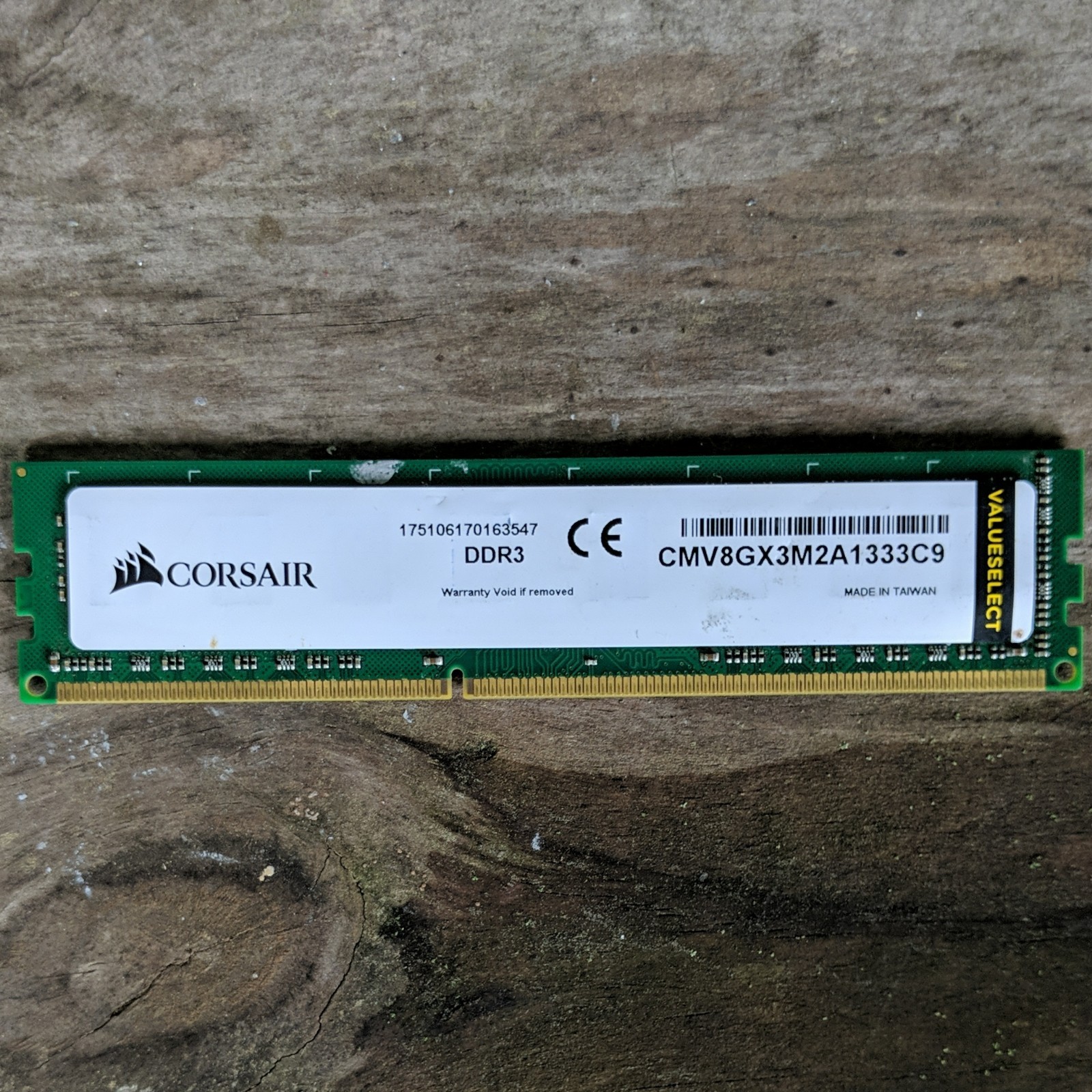 Corsair ValueSelect 8GB DDR3-1333 DIMM CMV8GX3M2A1333C9 x2