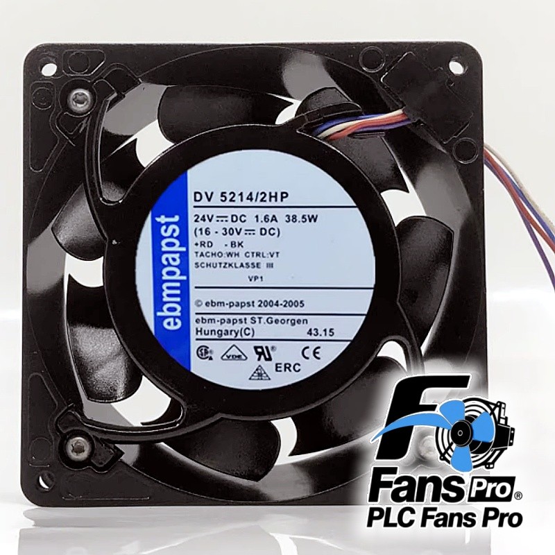 1PCS New Ebmpapst DV5214/2HP 24V 38.5W 4-wires Control Cabinet Fan Fast Ship